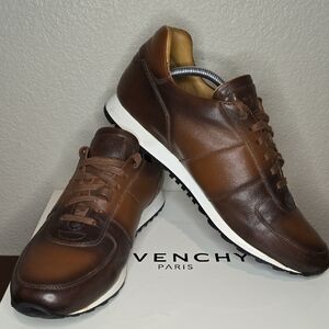 Men's To Boot New York Brown Leather Sneakers